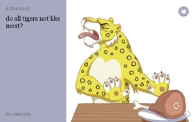 do all tigers not like meat?