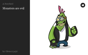 Monsters are evil