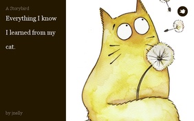 Everything I know 

I learned from my 

cat.