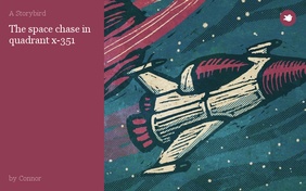 The space chase in quadrant x-351