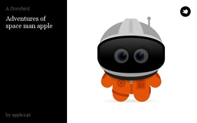 Adventures of space man apple