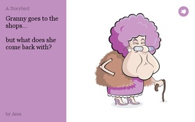 Granny goes to the shops... 

but what does she come back with?