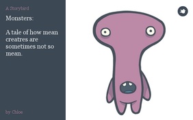 Monsters:

A tale of how mean creatres are sometimes not so mean.