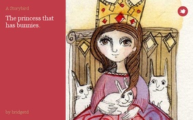 The princess that has bunnies.
