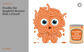 Noodles the Spaghetti Monster finds a Friend!