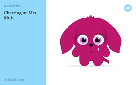 Cheering up Mrs. Mutt