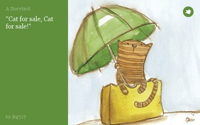 "Cat for sale, Cat for sale!"