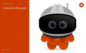 A travel to the past.