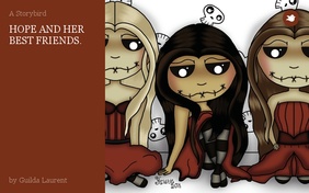 HOPE AND HER BEST FRIENDS.