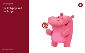 the lollypop and the hippo.