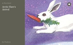 Arctic Hare's Arrival