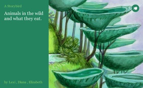 Animals in the wild and what they eat.
