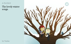 The lovely winter songs.