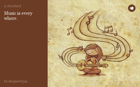 Music is every where.