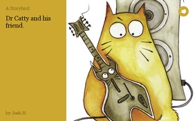 Dr Catty and his friend.