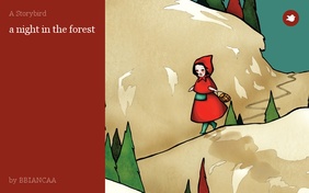 a night in the forest