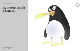 My penguin is such a disgrace.