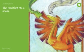 The bird that ate a snake