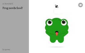 Frog needs food!