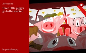 three little piggys go to the market