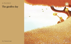 The giraffes day