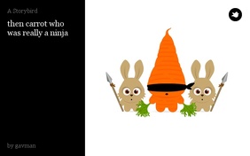 then carrot who was really a ninja