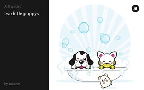 two little puppys