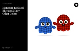Monsters Red and Blue and Many Other Colors