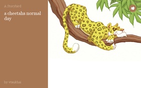 a cheetahs normal day
