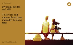 My mum, my dad and ME!

To My dad and mum without them i wouldn't be doing this!