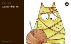 A messed up cat
