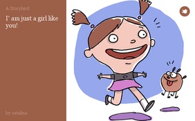 I' am just a girl like you!