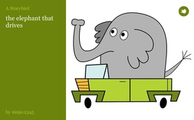the elephant that drives