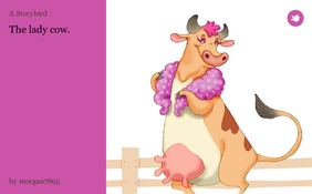 The lady cow.