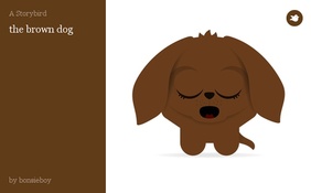 the brown dog