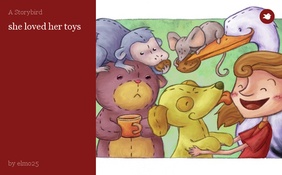she loved her toys