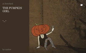 THE PUMPKIN GIRL 


 -_-