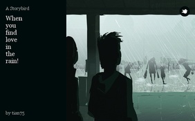 When 
you
find
love 
in 
the
rain!