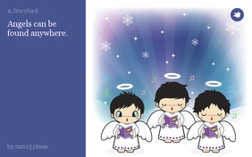 Angels can be found anywhere.