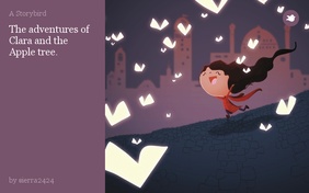 The adventures of 
Clara and the
Apple tree.