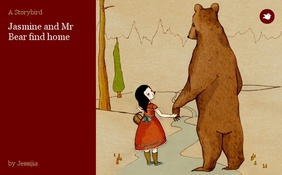 Jasmine and Mr Bear find home