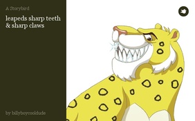 leapeds sharp teeth & sharp claws