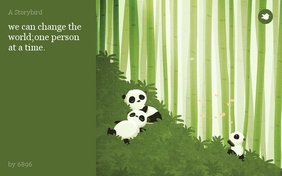 we can change the world;one person at a time.