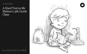 A Hard Test in Mr. Malone's 5th Grade Class