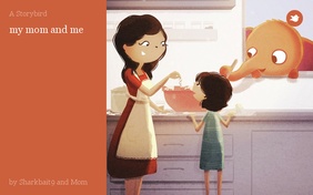 my mom and me