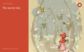 The snowy day.