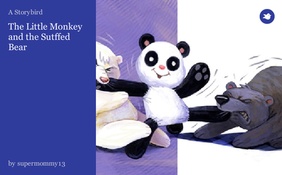 The Little Monkey and the Sutffed Bear