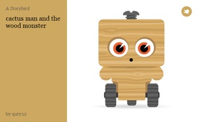 cactus man and the wood monster