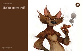 The big brown wolf