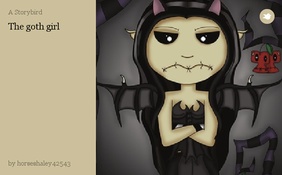 The goth girl